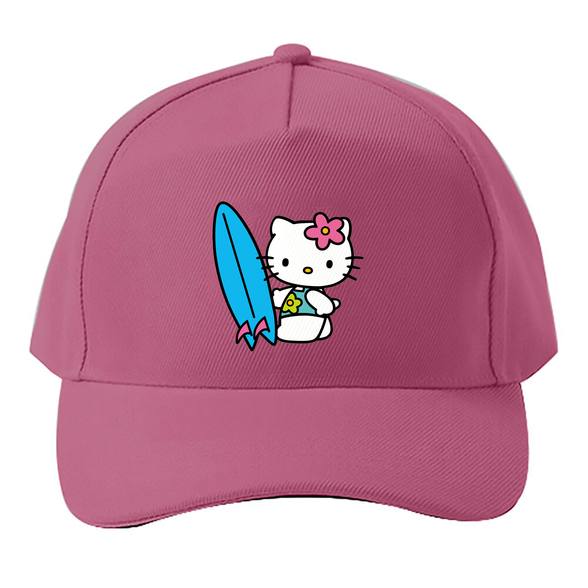 （画像用） Hello Kitty ハローキティ ベースボールキャップ 綿100％ 男女兼用 帽子 スポーツ